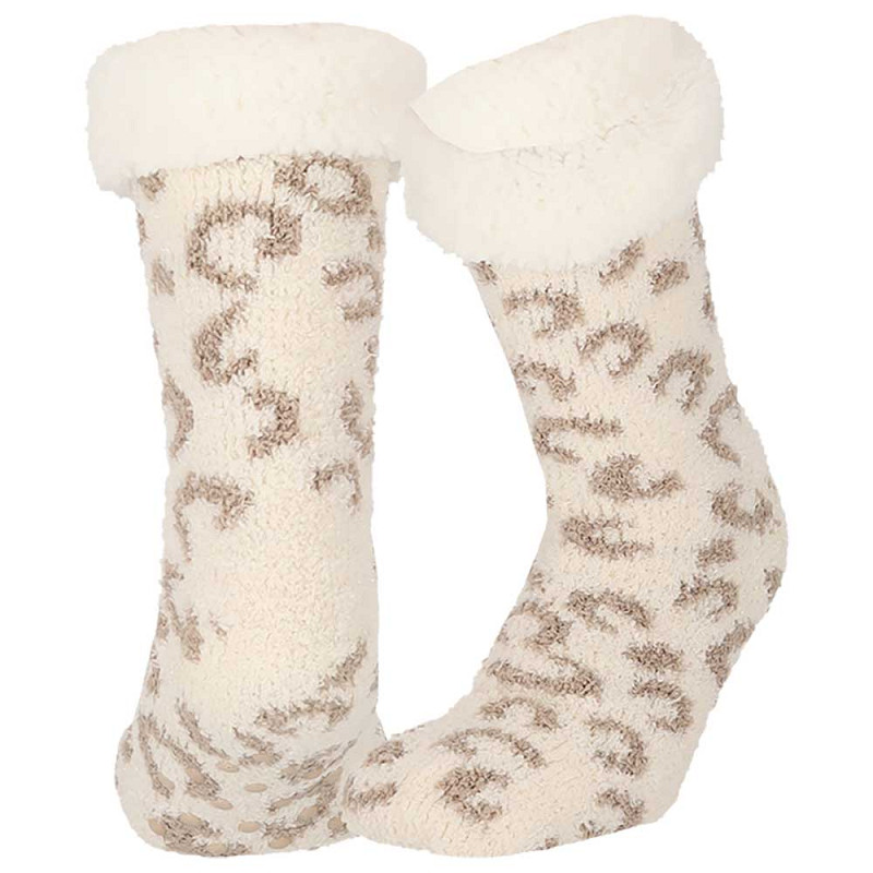 Softy huissokken BEIGE - Afbeelding 4