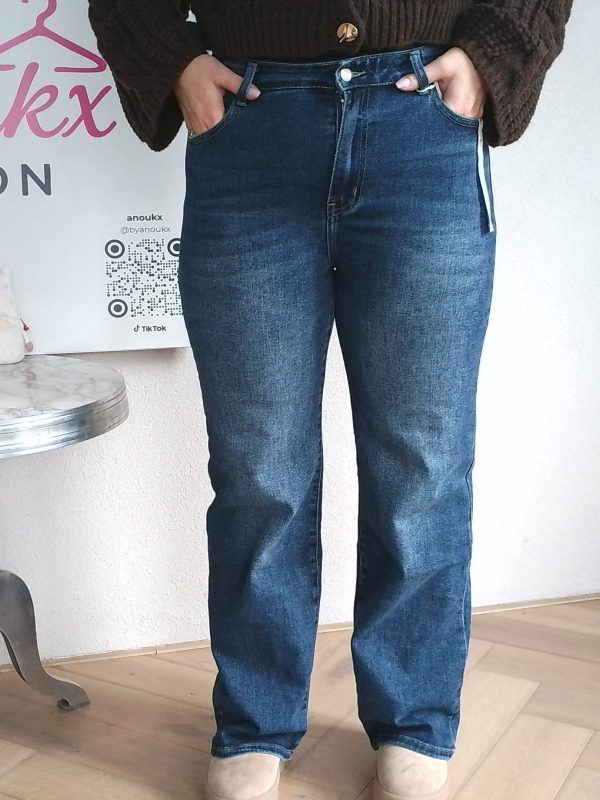 Wide leg jeans blue moment