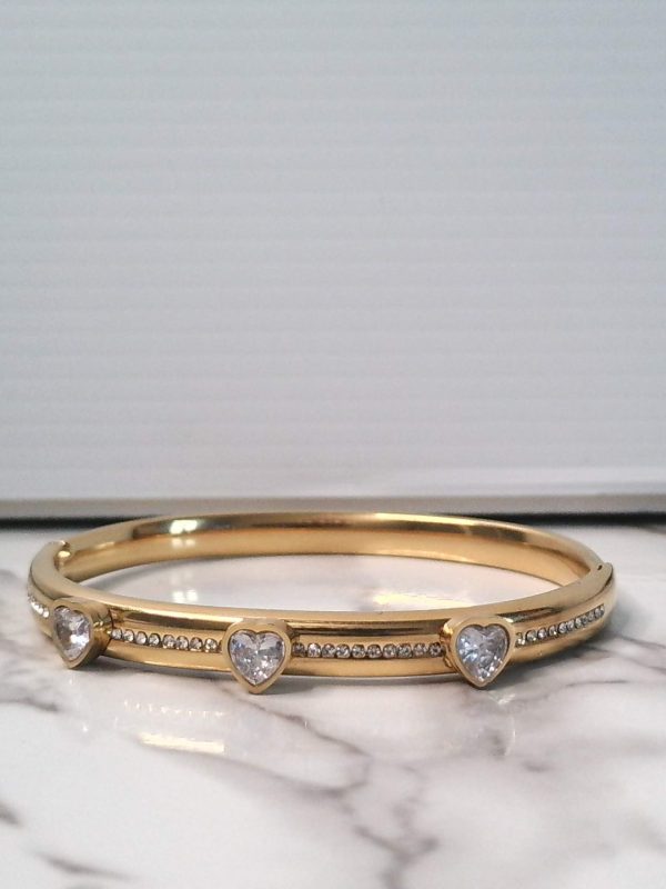 Heart Bangle GOLD