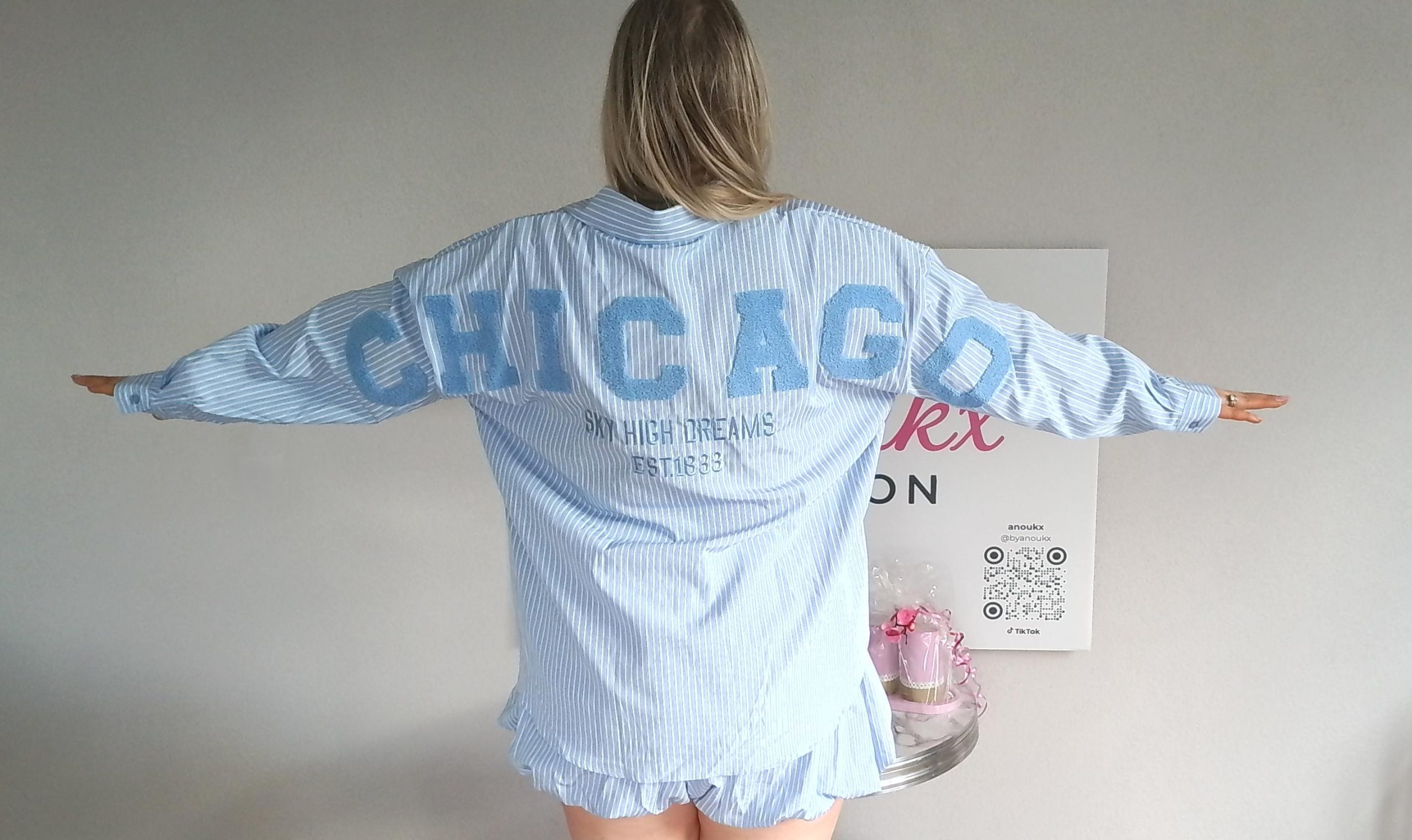 Chicago Blue Stripe Set - Afbeelding 3