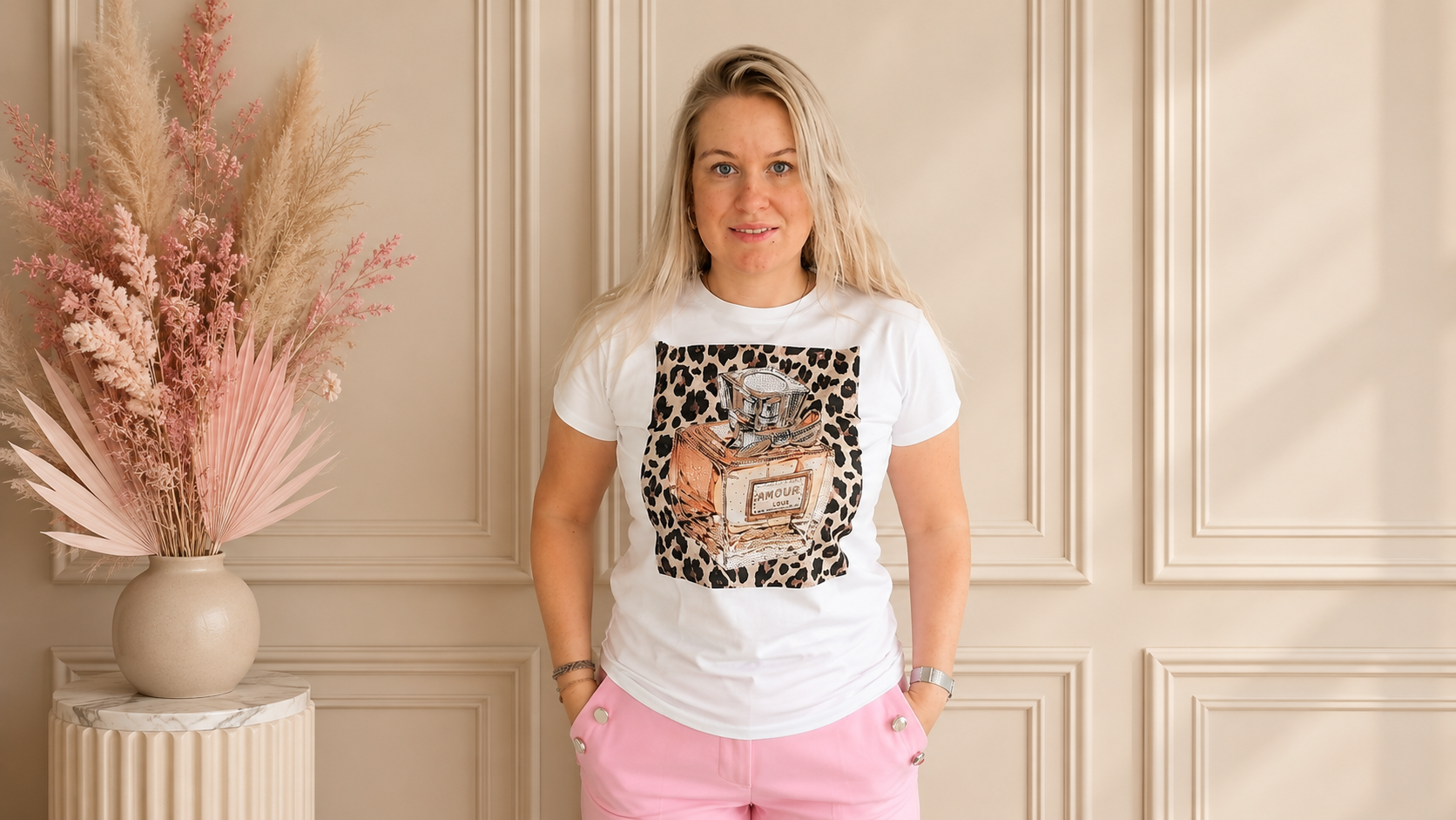 T Shirt Amour - Wit - Afbeelding 2